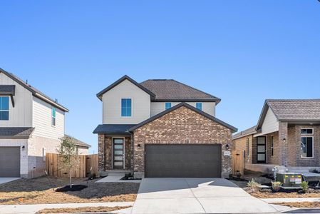 New construction Single-Family house 3623 Twin Glades Pass, Austin, TX 78610 Fieldstone- photo 34