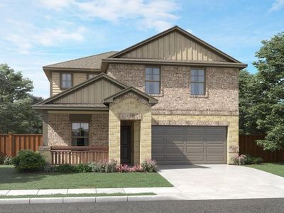 New construction Single-Family house 10413 Potawatomi Lane, Fort Worth, TX 76179 The Winedale- photo 0