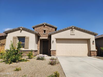 New construction Single-Family house 16380 W Desert Mirage Drive, Surprise, AZ 85388 Hacienda Series - Crimson- photo 0
