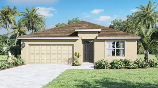 New construction Single-Family house 951 Caligula Ave Se, Palm Bay, FL 32909 Cali- photo 0