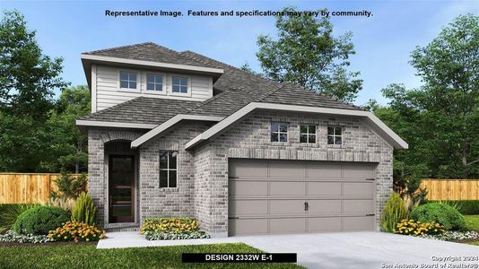 New construction Single-Family house 9411 Luke Path, San Antonio, TX 78254 Design 2332W- photo 4 4