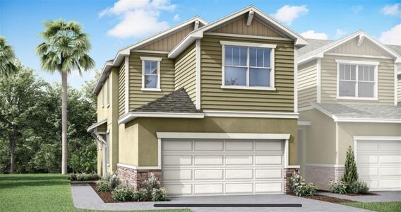 New construction Townhouse house 9060 Ocean Tide Way, Kissimmee, FL 34747 - photo 0