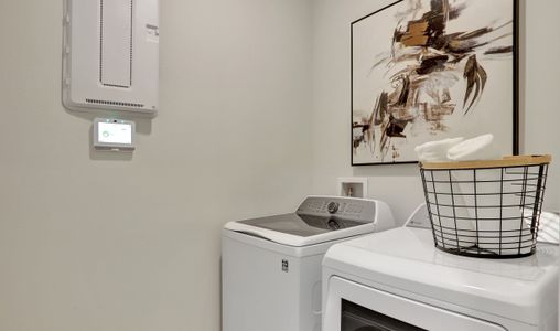 Convenient laundry room