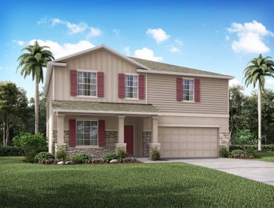 New construction Single-Family house 9405 Southwest Serapis Way, Port Saint Lucie, FL 34987 - photo 1 1