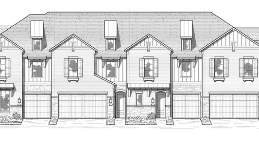 New construction Fourplex house Chester Plan, 6543 Bramble Cove Lane, Fulshear, TX 77441 - photo