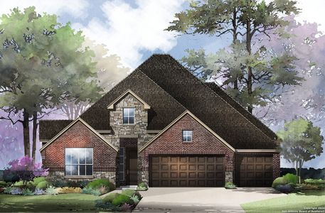 New construction Single-Family house 3016 Bristow Park, Bulverde, TX 78163 Robertson : 60-2873F.1- photo 0