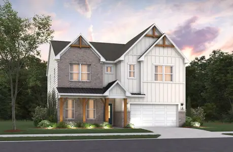 New construction Single-Family house 3951 Adler Cir, Buford, GA 30519 Canton II- photo 0