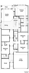 New construction Single-Family house 2820 Maximilian Ln, New Braunfels, TX 78130 Escalade Plan- photo 1 1