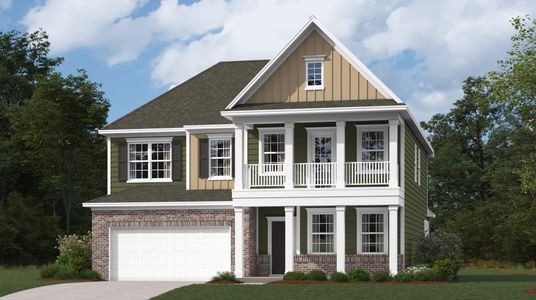 New construction Single-Family house 233 Abersham Drive, Mooresville, NC 28115 Greenway- photo 0