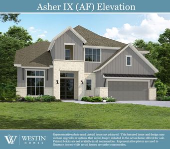 New construction Single-Family house The Asher IX, 8411 Shyleaf Court, Fulshear, TX 77441 - photo