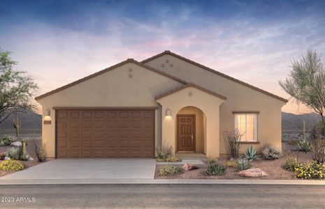 New construction Single-Family house 43616 W Cypress Lane, Maricopa, AZ 85138 Lantana- photo 0