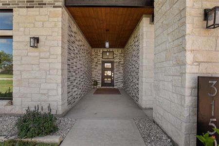 Welcoming entry way