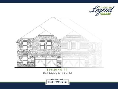 New construction Townhouse house 3509 Knightly, Lewisville, TX 75056 Building 11 Unit 1- photo 0