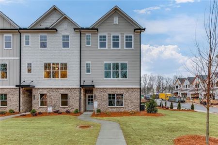 New construction Townhouse house 1280 Ainsworth Alley, Sugar Hill, GA 30518 Lynwood- photo 0