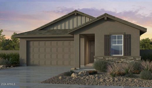 New construction Single-Family house 3916 E Ghost Flower Lane, San Tan Valley, AZ 85140 Sandstone- photo 0