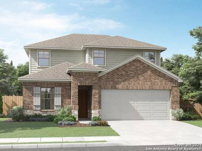 New construction Single-Family house 302 Dakota Ridge, Cibolo, TX 78108 The Matador (870)- photo 1 1