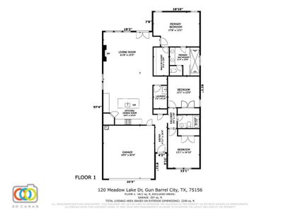 New construction Single-Family house 120 Meadow Lake Drive, Gun Barrel City, TX 75156 - photo 39 39
