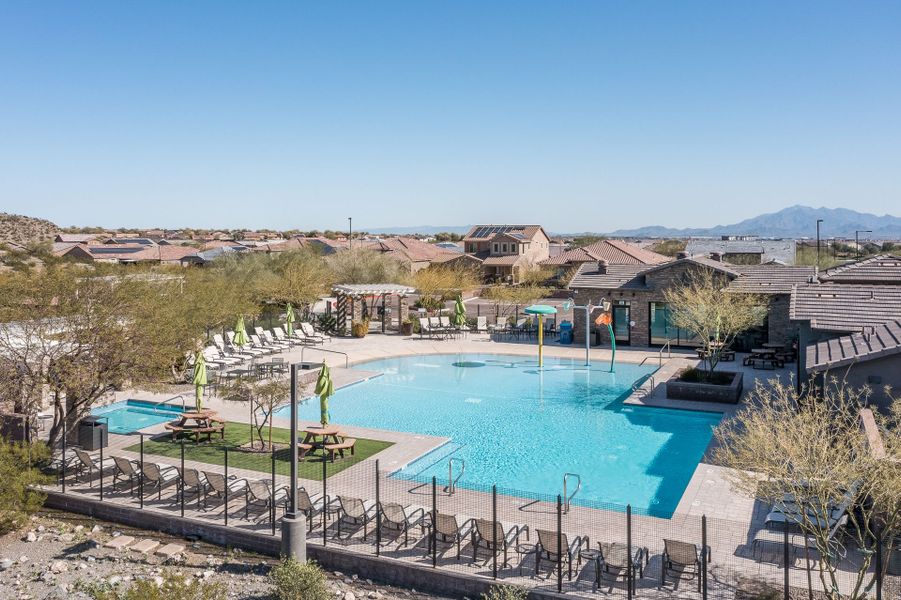 the ridge at sienna hills pool new homes in buckeye az william ryan