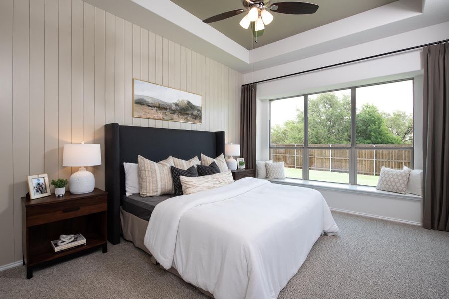 Primary Bedroom | Concept 2186 at Chisholm Hills in Cleburne, TX by Landsea Homes