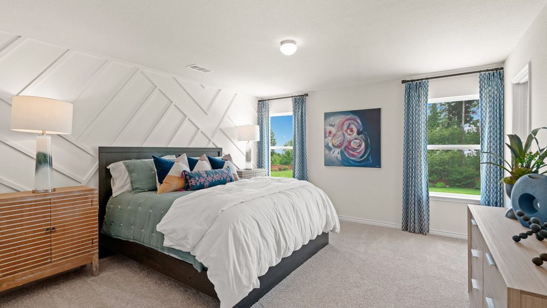 Enchanted Bay Model Home Primary Bedroom