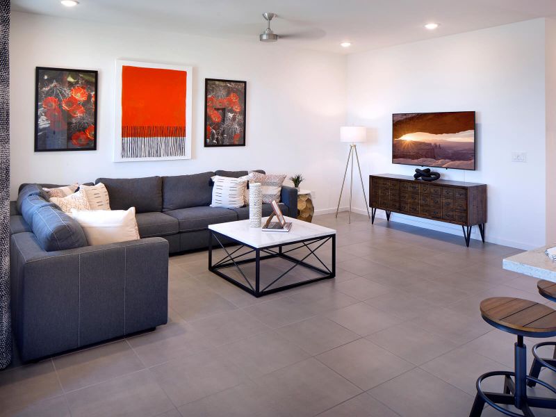 Living Room in the Mason Floorplan at Paloma Creek