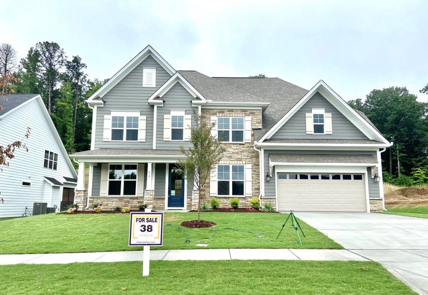 2 story home with a second floor main suite