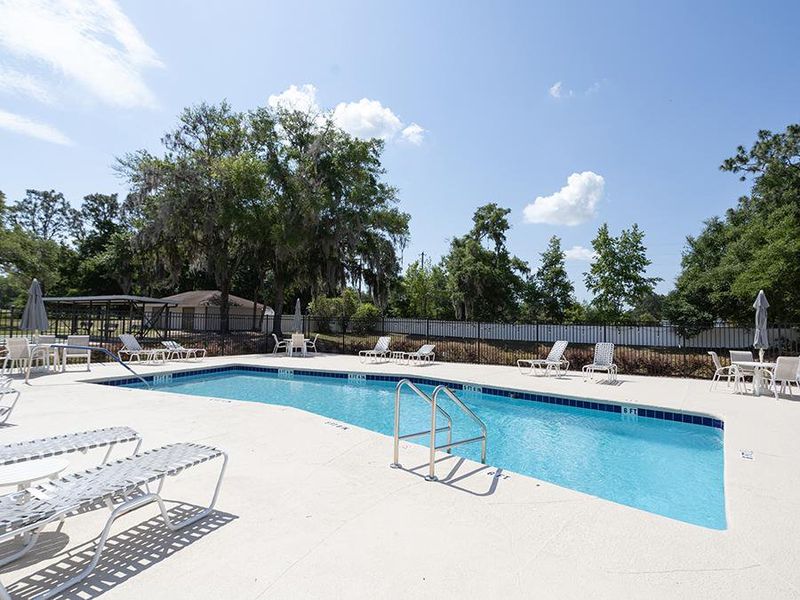 Within the community, enjoy resort amenities such as a pool with a large sun deck.