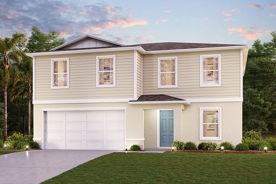 The DANBURY Elevation A at Poinciana Village