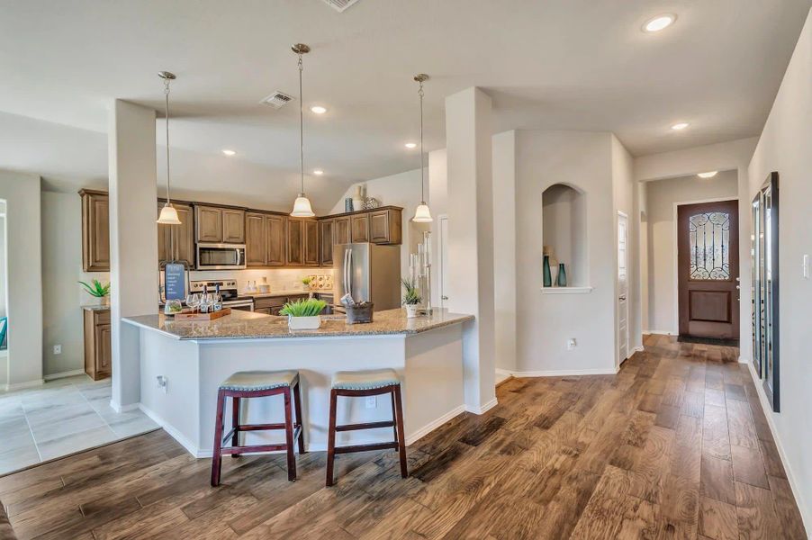 Kitchen | Concept 1730 at Chisholm Hills in Cleburne, TX by Landsea Homes