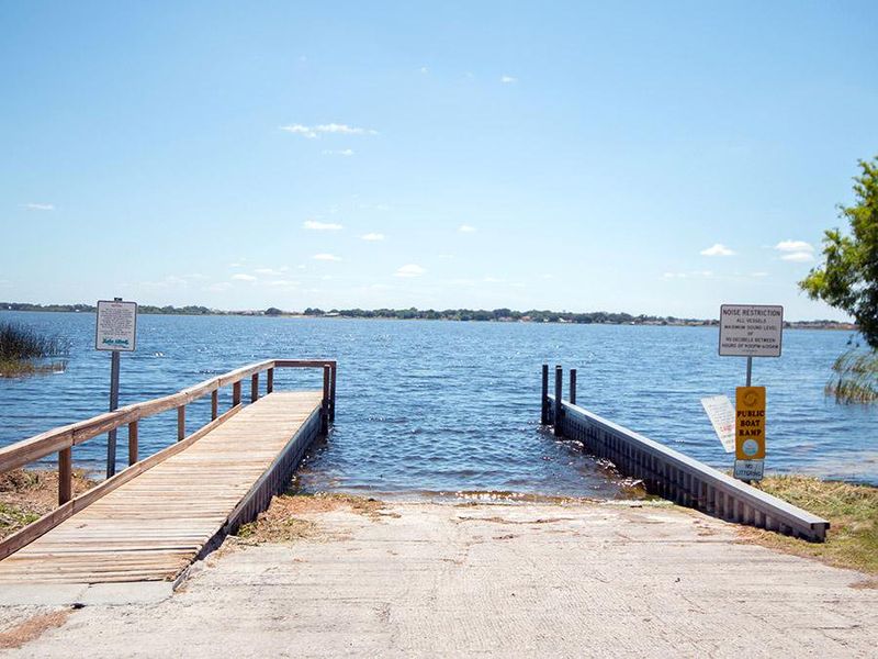 The Lake Rochelle public boat ramp is less than one mile from your new home at The Lakes.