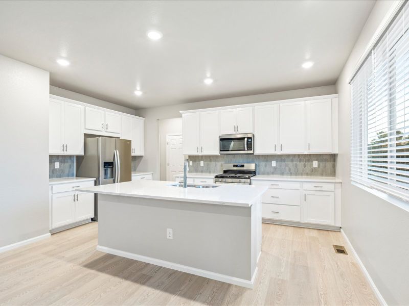 Berthoud floorplan interior image taken at Poudre Heights, a Meritage Homes community in Windsor, CO.