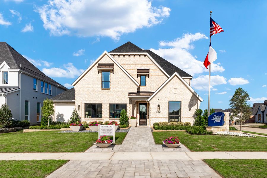 Plan 1146 Front Elevation - Mosaic 50s Model - Photo by American Legend Homes