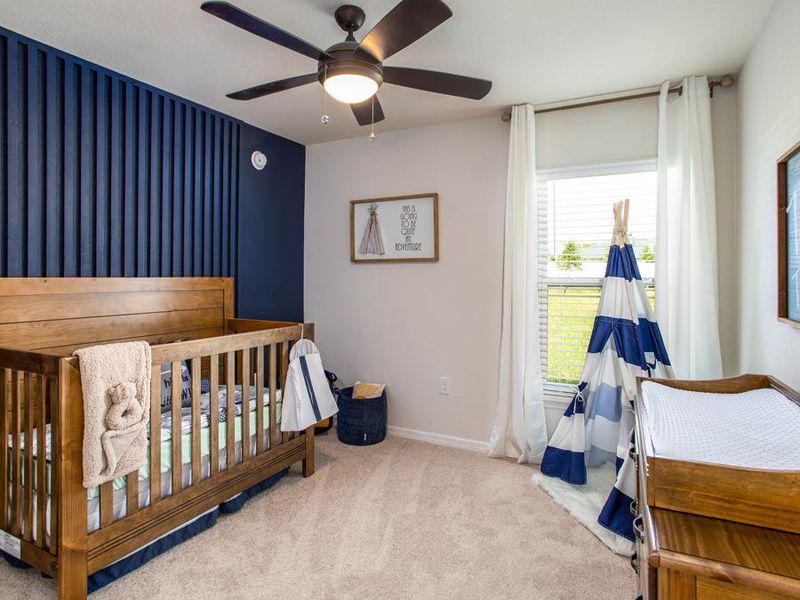 Secondary bedrooms provide space for everyone in your household - Parker model home in Haines City, FL
