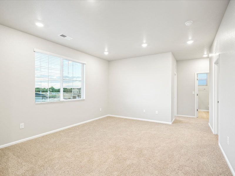 Berthoud floorplan interior image taken at Poudre Heights, a Meritage Homes community in Windsor, CO.