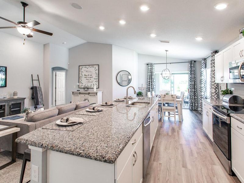 When you build your new home in Parrish, personalize your dream kitchen with your choice of features and finishes - Parker model home in Parrish, FL