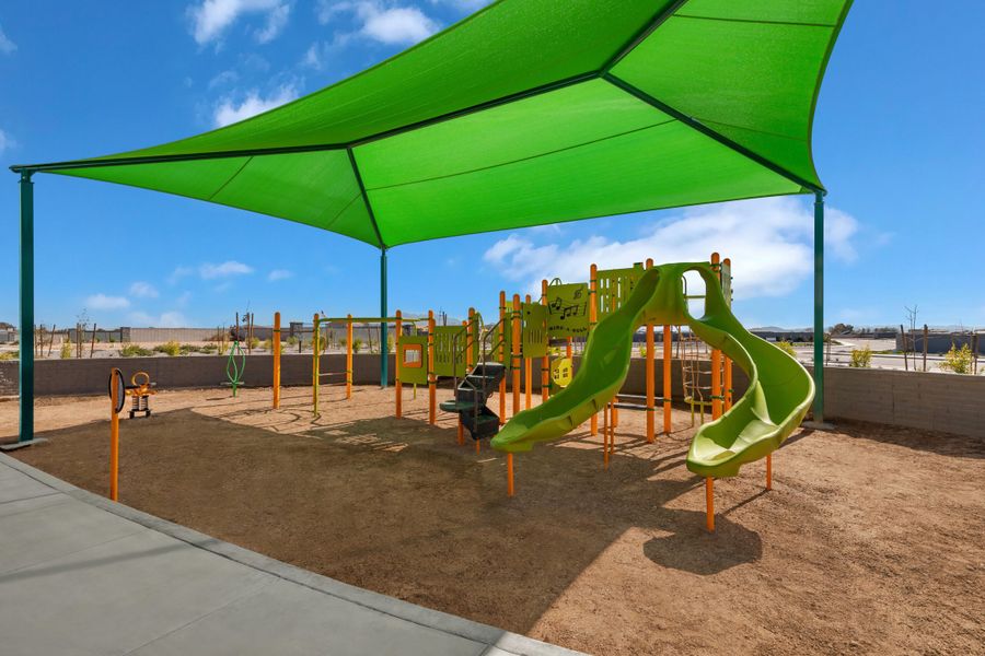 Community Park - Shaded Playground | The Grove at Citrus Park | New Homes in Goodyear, AZ | Landsea Homes