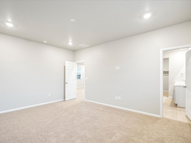 Berthoud floorplan interior image taken at Poudre Heights, a Meritage Homes community in Windsor, CO.