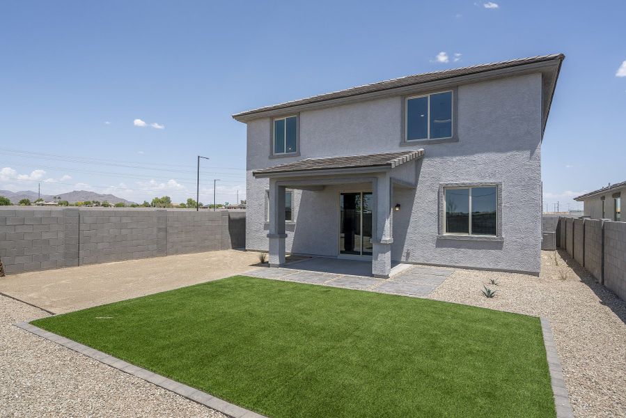Back Yard | Grand | Bentridge – Canyon Series | New Homes in Buckeye, AZ | Landsea Homes