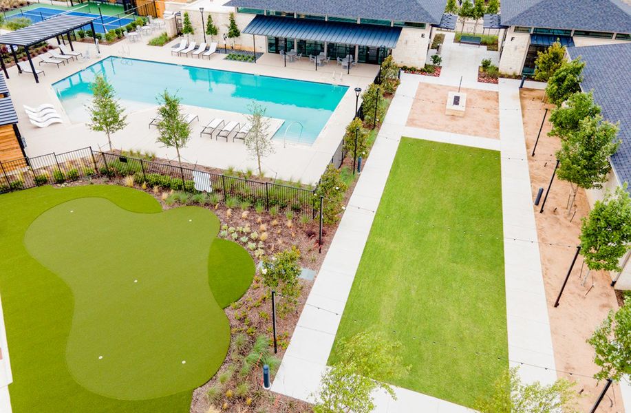 Amenity Center with Putting Green