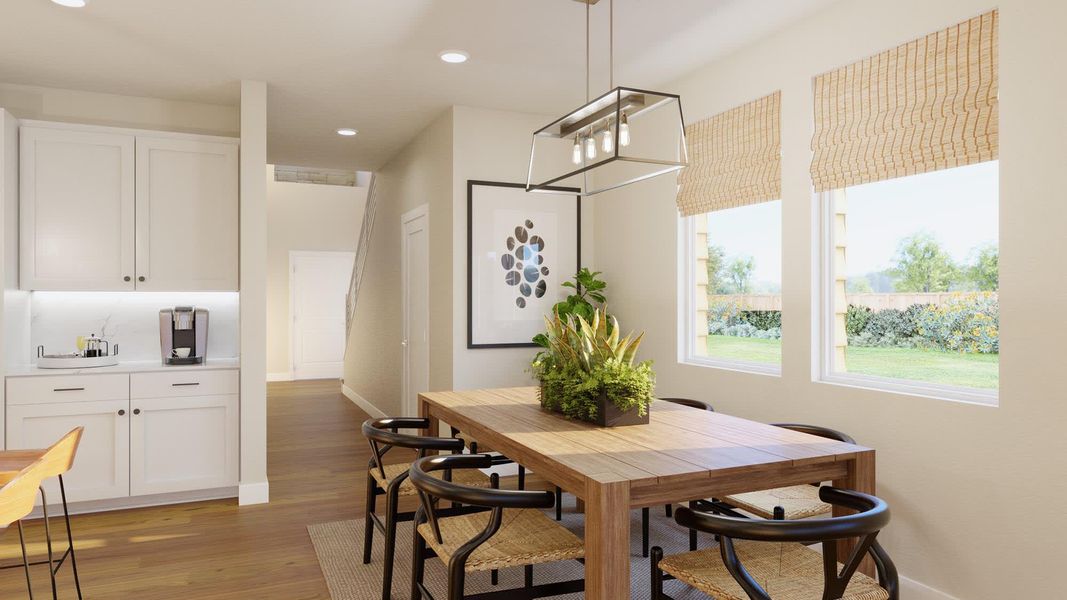 Dining Room | Addison at Lariat in Liberty Hill, TX by Landsea Homes
