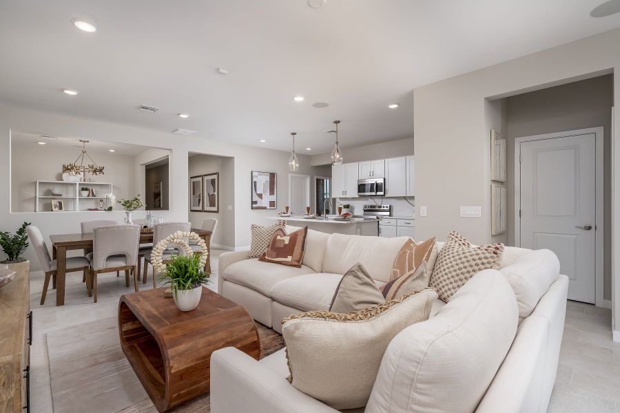 Great Room | Sabino | Bentridge – Canyon Series | New Homes in Buckeye, AZ | Landsea Homes