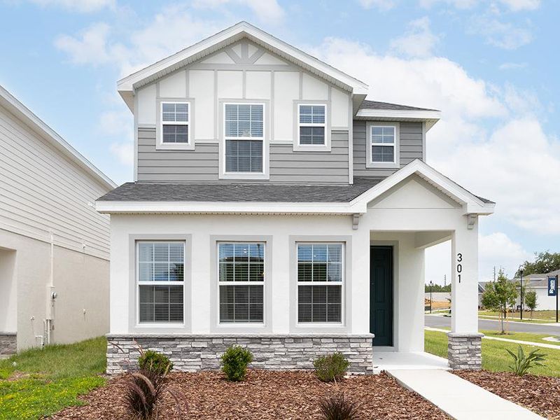 Welcome to The Crossings, where beautiful bungalows offer desirable curb appeal and front porch living.