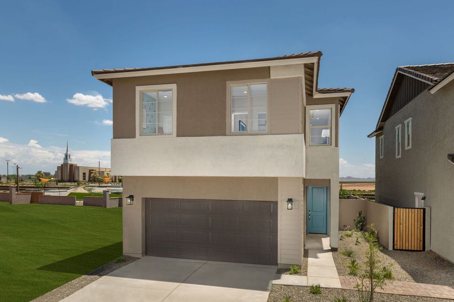 Exterior | Chartreuse | Greenpointe at Eastmark | New homes in Mesa, Arizona | Landsea Homes