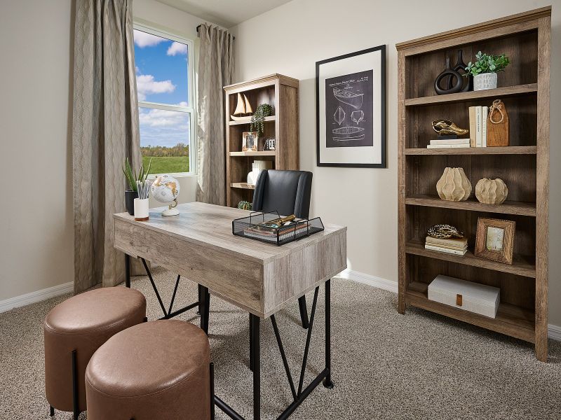 Office modeled at Magnolia Bay.