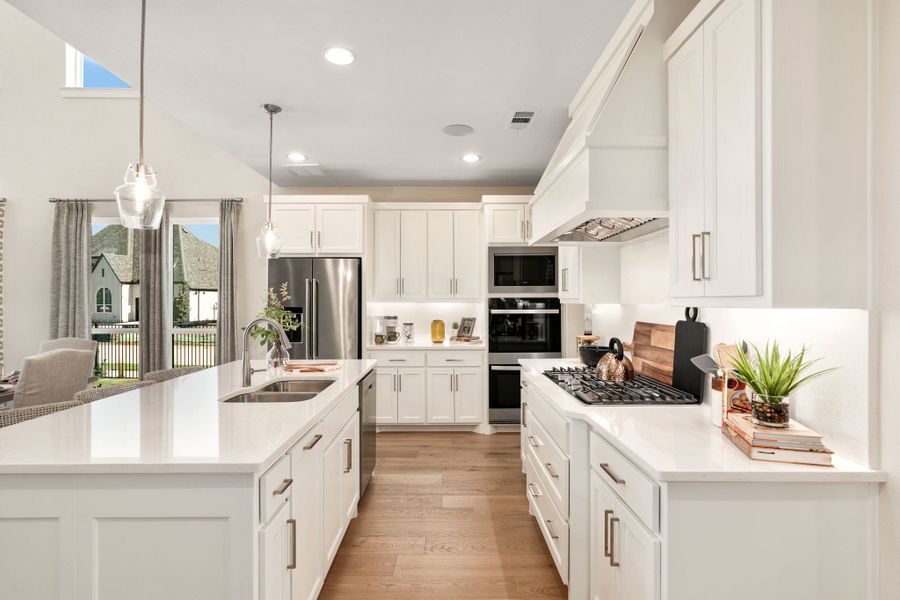 Plan 1146 Kitchen - Mosaic 50s Model - Photo by American Legend Homes