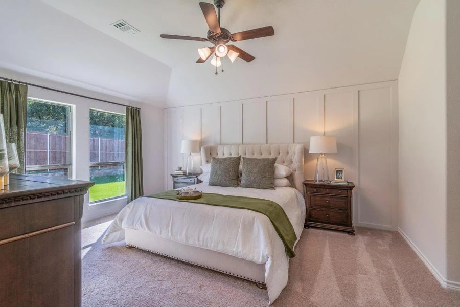 Primary Bedroom | Concept 2379 at Abe's Landing in Granbury, TX by Landsea Homes