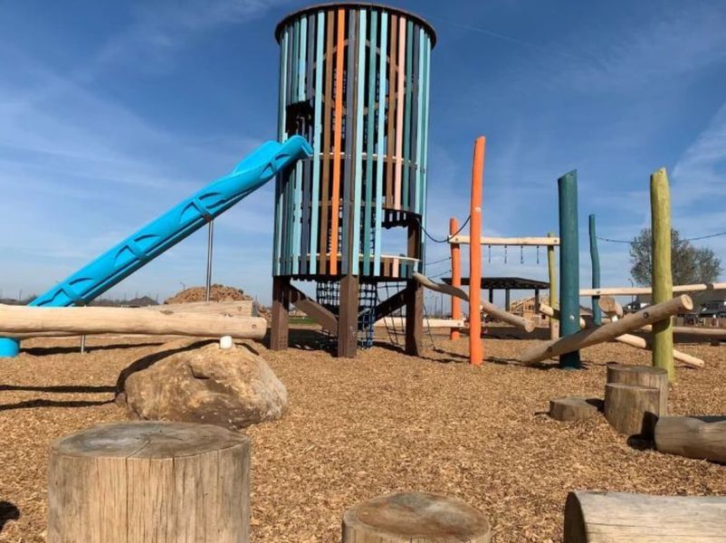 Timber Grove Park Playground Slide