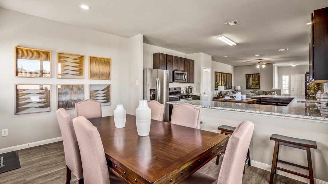 Camillo Lake Model Home Dining Area