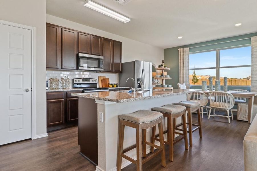 Somerset Trails Model Home Kitchen