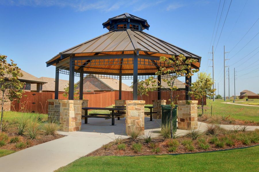 Gazebo and Picnic Benches